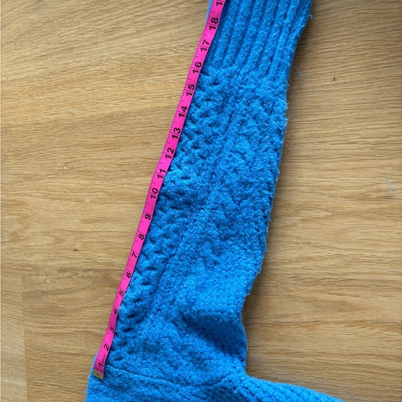 J. Crew Bright Blue Wool Long Cardigan - Picture 4 of 7